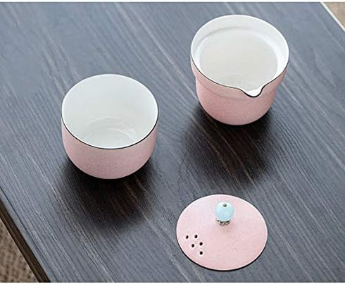 Sizikato Tea for One Teapot and Cup Set, Mini Portable Tea Set for Office, Outdoor, Picnic, Travel....