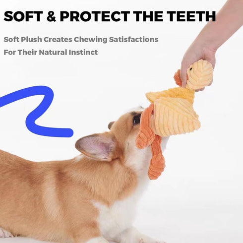 5 Pack Tough Dog Toys Stuffed Squeaky Dog Toys Assortment Value Bundle Dog Squeaky Toys Assortment Puppy Pet Mutt Dog Toy Dog Squeak Toy for Mediu...