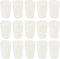 MECCANIXITY Rubber Tapered Plug 14mm to 19mm Solid Test Tubes Bungs Stopper White for Lab Home 15 Pieces...