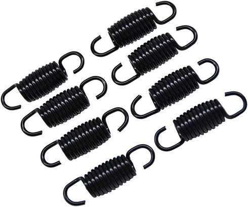 Yoogu (Pack of 8) 1-9/10 Inch Overall Length 1-3/4 in Coil Body Lengths Furniture Mechanism Tension Springs Replacement for Recliner Sofa Bed Blac...