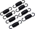 Yoogu (Pack of 8) 1-9/10 Inch Overall Length 1-3/4 in Coil Body Lengths Furniture Mechanism Tension Springs Replacement for Recliner Sofa Bed Blac...