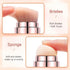 Bling Toman 4 in 1 Makeup Brushes Set, Eyeshadow Eye Lip Face Concealing Blush Foundation Brush Brochas De Maquillaje Mini Makeup Brush (rose gold...