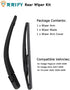 Rear Windshield Wiper Arm Blade Set 5140654AA for Dodge Magnum 2005-2008, for Dodge Nitro 2007-2009, for Chrysler 300C 2005-2008...