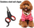 Black Pet Nail Claw Grooming Scissors Clippers for Dog Cat Bird Gerbil Rabbit Ferret Small Animals Practical and Attractive Dog Claw Care...