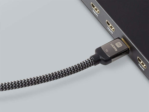 Monoprice 4K Braided High Speed HDMI Cable - CL3 In Wall Rated, YCbCr 4:4:4, 18Gbps, Active, 20 Feet, Gray...