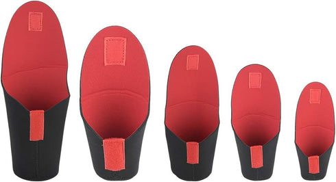 Lens Pouch Bag Lens Case Cover Sleeve 5pcs Camera Lens Storage Bag Protective Case Shockproof Pouch Set Accessory for SLR Camera Lens...