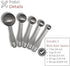 Stainless Steel Measuring Spoons - 5 Piece Heavy Duty Measuring Spoon Set for Dry Food, Spices or Liquids...