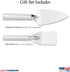 Rada Cutlery 2-Piece Pie and Mini Dessert Server Set, Silver Handle...