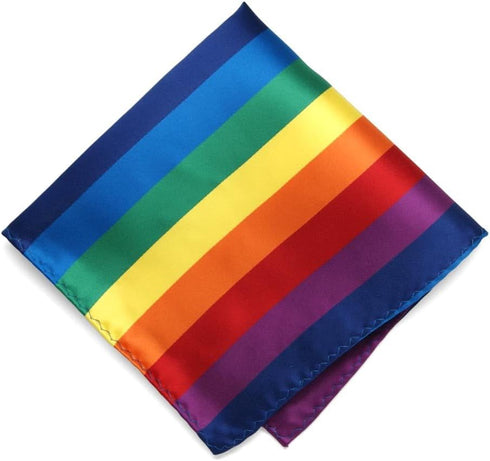 tiemart Striped Pocket Square...