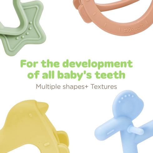 Swing Bird Teether (Yellow) | 100% Platinum Silicone | Baby Teether for babies 3-6 Months, 6-12 Months | Easy to Hold | Infant Teething Toys for R...