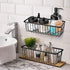 SheeChung Farmhouse Decor Metal Wire Bathroom Storage Organizer Basket Bins - for Cabinets, Shelves, Closets, Vanity Countertops, Under Sinks, Pan...