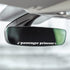Pack 3 Passenger Princess Rearview Mirror Decal, Vanity Mirror Stickers, Cute Vinyl Stickers, Car Mirror Decal, Car Decal for Women, Window Vinyl ...