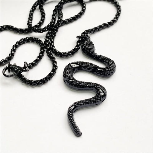 Snake Jewelry Set for Women Gothic Snake Necklace Rings Earring Set Layered Snake Necklace Serpent Gold Necklaces...