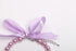 Dog Cat Pearls Necklace Collar with Bling Accessories and Ribbon Bow Pet Puppy Jewelry for Female Dogs Cats Small Medium (M, Purple)...