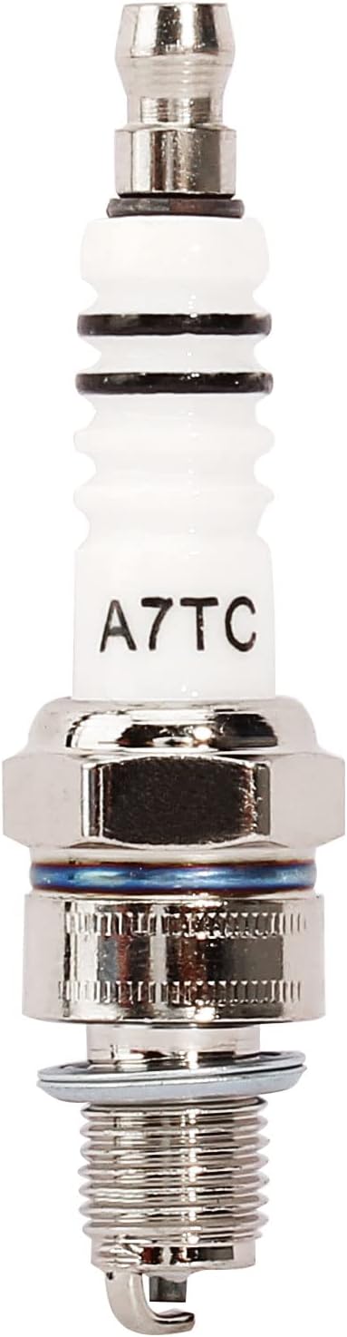 Spark Plug A7TC Compatible with GY6 50cc - 70cc 90cc 110cc 125cc 150cc ATV Scooter Pit Dirt Pocket Racing Mini Super Bike Moped Go Kart Quad Buggy...