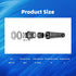 Strain Relief Cord Connector, CGELE 2 Pack NPT 1/2" Waterproof Cable Gland Cord Grip Spiral Adjustable Connector Strain Relief Cord Connectors Joi...