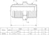 (2-PACK) 2404-08-08 Hydraulic Hose Adapter Fitting 1/2" Male JIC 37° Flare (3/4"-16UNF) × 1/2" Male (1/2"-14NPTF) SAE Straight Pipe Joints Tube Co...