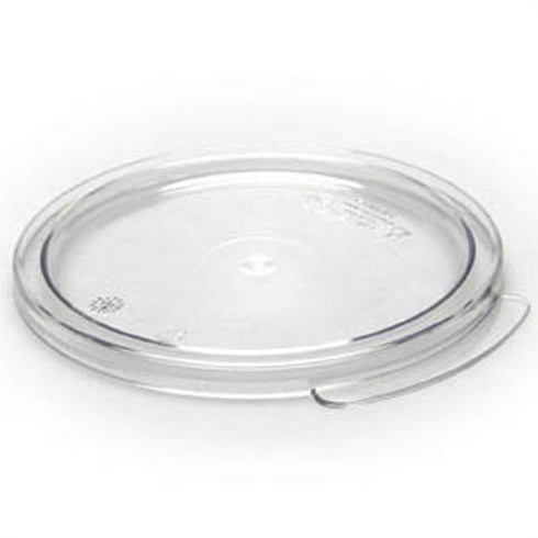 Cambro RFSCW1135 Camwear Clear Round 1 Qt Storage Container with Clear Round Lid RFSCWC1135...