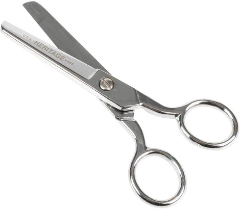 Klein Tools H445 Scissors, Made in USA, Safety Scissors for Thread, Yarn, Weaving and Knitting Mills for Right-Hand or Left-Hand Use, 5-Inch...