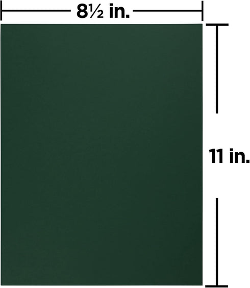 JAM PAPER Matte 28lb Paper - 105 gsm - 8.5 x 11 - Dark Green - 50 Sheets/Pack...