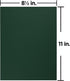 JAM PAPER Matte 28lb Paper - 105 gsm - 8.5 x 11 - Dark Green - 50 Sheets/Pack...
