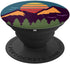 Retro Sunset Pine Trees & Mountain Scene PopSockets Adhesive PopGrip...