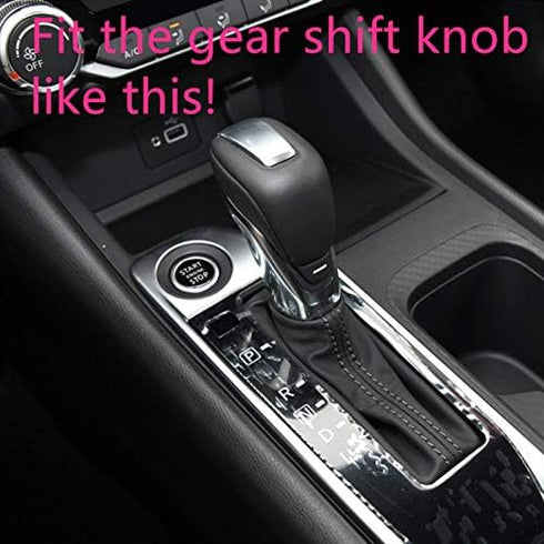 Carbon Fiber Print Interior Trim Gear Shift Knob for Nissan Sentra Altima 2020 2021 2022 (Carbon Fiber Print, Gear Shift Knob)...