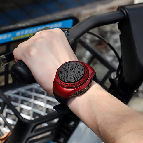Wireless Wearable Waterproof Wrist Portable Bluetooth Speaker Watch with Multi Function FM Radio & MP3 Player & TWS & Selfie & Ultra Long Standby ...