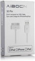 Aibocn MFi Certified 30 Pin Sync and Charge Dock Cable (New Packaging × 2 Pack)...