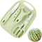 Mini Travel Cutting Board Set, 4 Pcs Portable Mini Camping Plastic Cutting Board & Knife, Fruits & Vegetable Peeler Scissors(Green)...