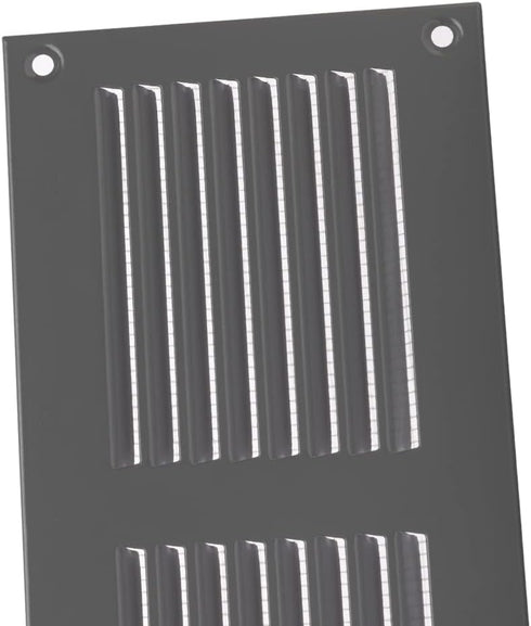 EUROPLAST 7x4 inch Vent Cover with Screen Mesh - Grey Register Vent Cover - Metal Air Return Grill - HVAC Vent Register for Home Improvement - Cei...
