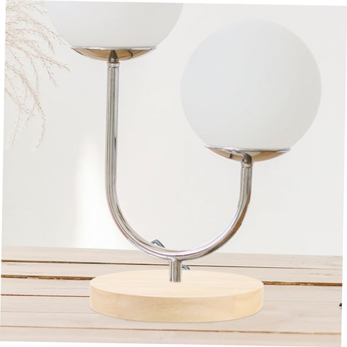 ABOOFAN Wooden Table Lamp Stand Natural Wood Base Lamp Wooden Base Bedside Lamp Round Lamp Base Solid Lamp Base Wooden Lamp Base for Lamp Repair T...