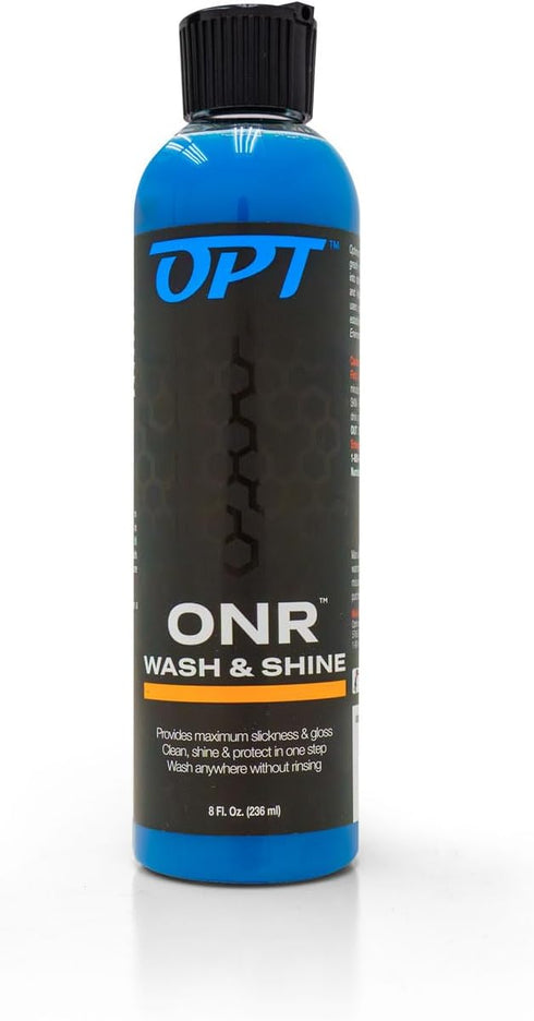 Optimum No Rinse Wash and Shine Version 5 - ONR Rinseless Car Wash Soap for Auto Detailing, Use On Paint, Ceramic Coatings, Glass, Interior (8 oz)...