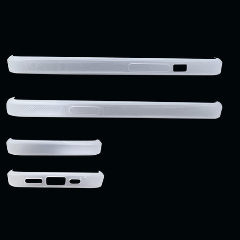 JUSTRY 5PCS Clear Sublimation Blanks Phone Case Bulk Covers Compatible with Apple iPhone 13 Pro, 6.1 Inch (2021),Easy to Sublimate DIY,2 in 1 2D S...