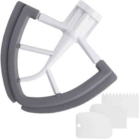 Flex Edge Beater for KitchenAid Mixer, 4.5-5 Quart Flat Beater Paddle with Scraper, 4.5-5 QT Tilt-Head Flex Attachment...