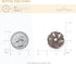 20 pcs Vintage Hollow Scale Pattern Copper Metal Shank Sewing Coat Buttons -25mm -1"...