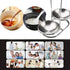 304 Stainless Steel Double Ladles Holder Vertical Spoon Rest Cooking Utensils Stand with 4 inch bowls...