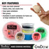 CanDo Theraputty Plus Hand Exercise Putty for Rehabilitation, Exercises, Hand Thearpy, Occupational Therapy, Hand Strengthening, Improve Motor Ski...