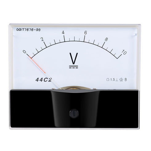 uxcell DC 0-10V Analog Panel Voltage Gauge Volt Meter 44C2 1.5% Error...