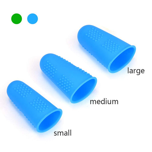 Silicone Finger Protectors Covers Caps for Hot Glue Gun Wax Rosin Resin Honey Adhesives Scrapbooking Sewing Crafts Ironing Embroidery Needlework A...