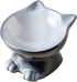 Nihow Elevated Cat/Dog Bowls: 5 Inch Ceramic Raised Cat Food & Water Bowl Set for Protecting Pet's Spine - Feeding & Watering Supplies for Pets - ...