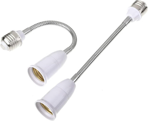 E27 Flexible Light Bulb Lamp Socket Adapter Extender/Adjustable Edison Bulb Socket Extension for Home Light Fixtures/LED Grow Light Socket Stand e...
