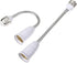 E27 Flexible Light Bulb Lamp Socket Adapter Extender/Adjustable Edison Bulb Socket Extension for Home Light Fixtures/LED Grow Light Socket Stand e...