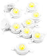 CHANZON 10 pcs High Power Led Chip 3W Natural White (4000K - 4500K / 600mA - 700mA / DC 3V - 3.4V / 3 Watt) Super Bright Intensity SMD COB Light E...