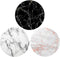 Collapsible Phone Bracket 360°Rotary Grips for Phones & Tablets(3 Pack) - Black and White and Pink Marble...