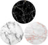 Collapsible Phone Bracket 360°Rotary Grips for Phones & Tablets(3 Pack) - Black and White and Pink Marble...