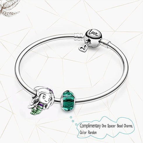 HappyStar 925 Sterling Silver Charms for Bracelets and Necklaces,Combination Dangle Pendants Beads Charms Jewelry Gift for Couples Sisters.?With S...