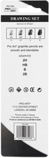 GOLDEN Drawing Set, 4 Count (Pack of 1), Graphite...