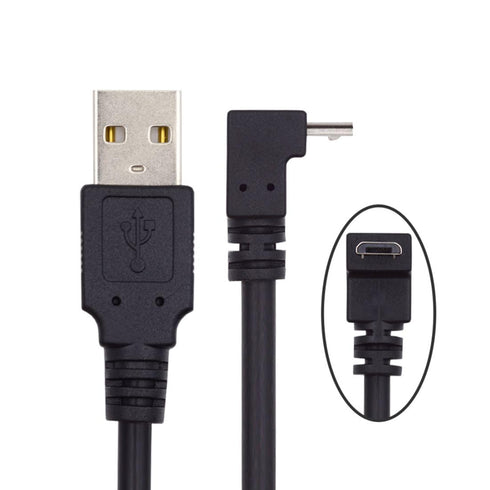 chenyang USB 2.0 to Micro USB 90 Degree UP Angled Data Charge Extension Cable 0.3M...