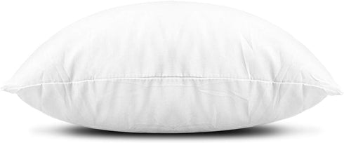 EDOW Throw Pillow Inserts, Set of 2 Lightweight Down Alternative Polyester Pillow, Couch Cushion, Sham Stuffer, Machine Washable. (White, 18x18)...
